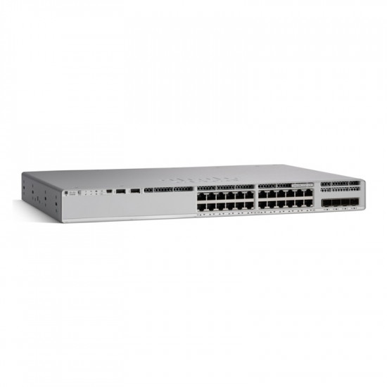 C9200L-24PXG-4X-A Cisco Catalyst PoE+ коммутатор 8 x MGE (370W) + 16xGE + 4x10G. Network Advantage