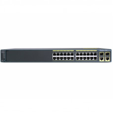 WS-C2960-24LC-L Cisco Catalyst PoE (8 PoE 123W) коммутатор 24 x FE, 2 x GE combo SFP, LAN Base